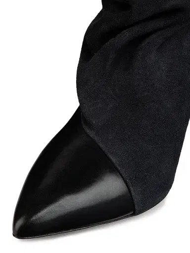 Isabel Marant Women's Lezra 75MM Slouchy Leather Boots - Black - Size 12 | Thumbnail 5 Isabel Marant Women's Lezra 75MM Slouchy Leather Boots - Black - Size 12 | Thumbnail 5