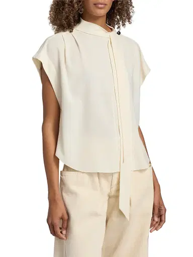 Isabel Marant Women's Selene Scarf Woven Top | Thumbnail 4 Isabel Marant Women's Selene Scarf Woven Top | Thumbnail 4