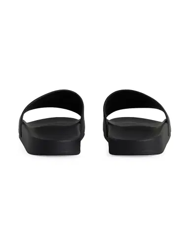 Balenciaga Women's Pool Slide Sandals - Black | Thumbnail 3
