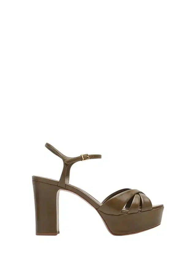 Schutz Women's Keefa 100MM Platform Sandals - Dried Olive