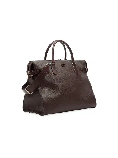 Valentino Garavani Men's Antibes Duffle Bag in Grained Leather | Thumbnail 3 Valentino Garavani Men's Antibes Duffle Bag in Grained Leather | Thumbnail 3