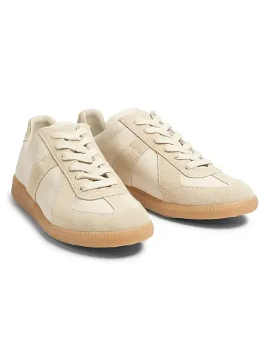 Maison Margiela Women's Replica Low-Top Sneakers - Dirty White | Thumbnail 2 Maison Margiela Women's Replica Low-Top Sneakers - Dirty White | Thumbnail 2
