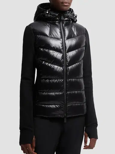 Moncler Grenoble Women's Down-Filled Coat - Black | Thumbnail 2