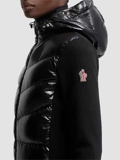 Moncler Grenoble Women's Down-Filled Coat - Black | Thumbnail 4