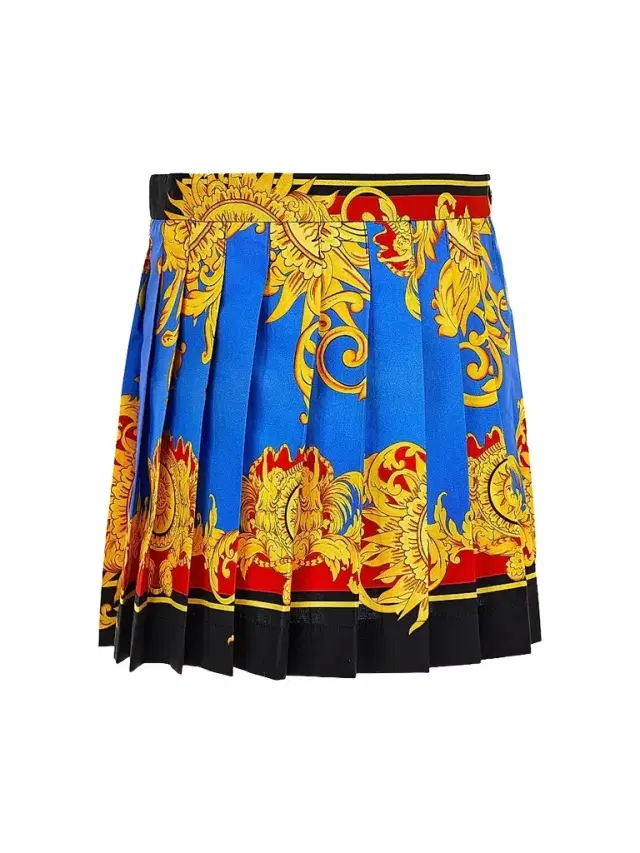 Versace Little Girl's & Girl's The Sun Poplin Skirt - Blue