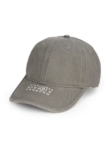 MM6 MAISON MARGIELA Men's Logo Cotton Baseball Hat | Thumbnail 1 MM6 MAISON MARGIELA Men's Logo Cotton Baseball Hat | Thumbnail 1