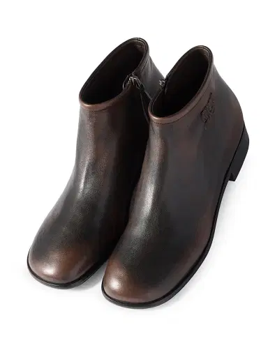 Miu Miu Women's Fumé Leather Booties | Thumbnail 2 Miu Miu Women's Fumé Leather Booties | Thumbnail 2