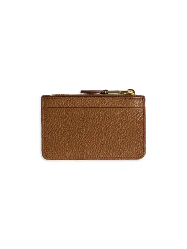 Miu Miu Women's Leather Card Holder - Brown | Thumbnail 2 Miu Miu Women's Leather Card Holder - Brown | Thumbnail 2