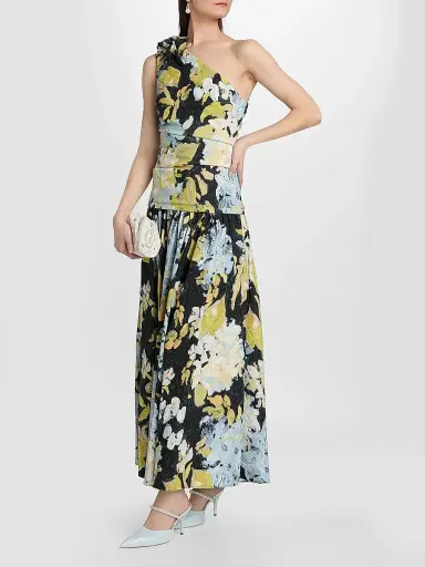 ACLER Women's Forever Young Benetti Maxi Dress - Hamptons Hydrangea - Size 10 | Thumbnail 4