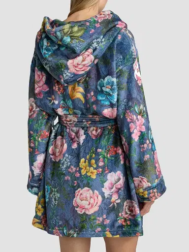 Johnny Was Women's Ollie Floral Hooded Robe - Margery Scarf - Size Large | Thumbnail 5 Johnny Was Women's Ollie Floral Hooded Robe - Margery Scarf - Size Large | Thumbnail 5