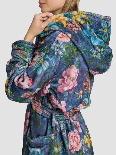 Johnny Was Women's Ollie Floral Hooded Robe - Margery Scarf - Size Large | Thumbnail 6 Johnny Was Women's Ollie Floral Hooded Robe - Margery Scarf - Size Large | Thumbnail 6