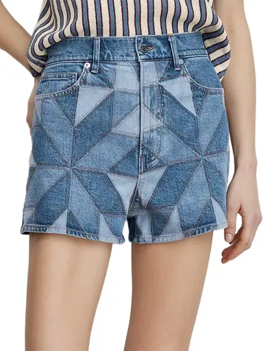 Veronica Beard Women's Elijah Prism Denim Short - Prism Blue - Size 32 | Thumbnail 3 Veronica Beard Women's Elijah Prism Denim Short - Prism Blue - Size 32 | Thumbnail 3