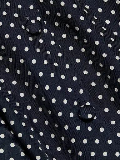 DÔEN Women's Aubrey Polka Dot A-Line Dress - Hepburn Dot - Size XS | Thumbnail 7