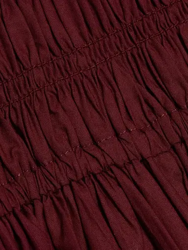 DÔEN Women's Quinley Cotton Smocked Midi-Dress | Thumbnail 7 DÔEN Women's Quinley Cotton Smocked Midi-Dress | Thumbnail 7