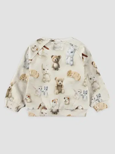MOLO Baby Boy's & Little Boy's Disc Animal-Print Cotton Sweatshirt | Thumbnail 2 MOLO Baby Boy's & Little Boy's Disc Animal-Print Cotton Sweatshirt | Thumbnail 2