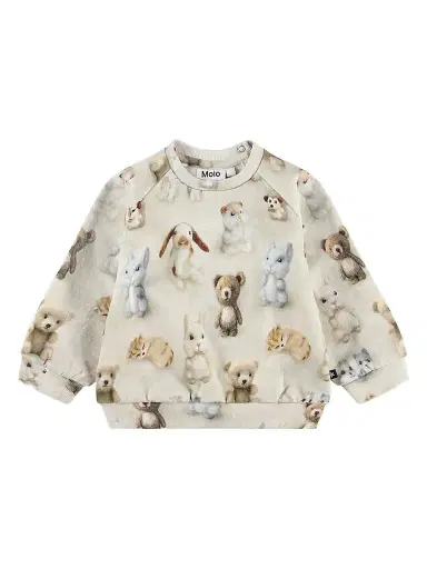 MOLO Baby Boy's & Little Boy's Disc Animal-Print Cotton Sweatshirt | Thumbnail 1 MOLO Baby Boy's & Little Boy's Disc Animal-Print Cotton Sweatshirt | Thumbnail 1