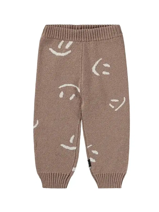 Baby Boy's & Little Boy's Sol Smiley-Face Cotton-Wool Sweatpants - Big Smil Elmwood