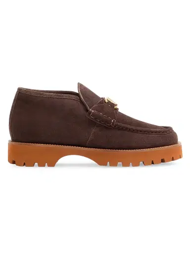 Valentino Garavani Men's Lord Chunky Ankle Boots in Split Leather - Testa Di Moro - Size 13 | Thumbnail 1
