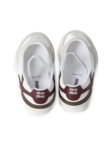 Miu Miu Women's Gymnasium Technical Fabric and Suede Ballerinas | Thumbnail 3 Miu Miu Women's Gymnasium Technical Fabric and Suede Ballerinas | Thumbnail 3