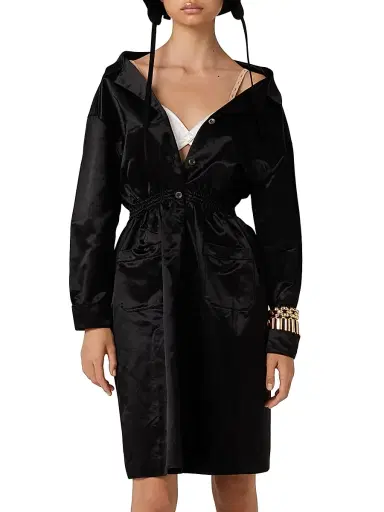 Miu Miu Women's Satin Dress | Thumbnail 2 Miu Miu Women's Satin Dress | Thumbnail 2