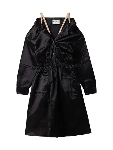 Miu Miu Women's Satin Dress | Thumbnail 1 Miu Miu Women's Satin Dress | Thumbnail 1