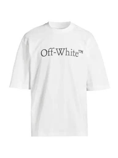 Off-White Men's Big Bookish Skate T-Shirt - White Black - Size XS | Thumbnail 1 Off-White Men's Big Bookish Skate T-Shirt - White Black - Size XS | Thumbnail 1