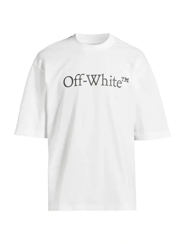 Off-White Men's Big Bookish Skate T-Shirt - White Black