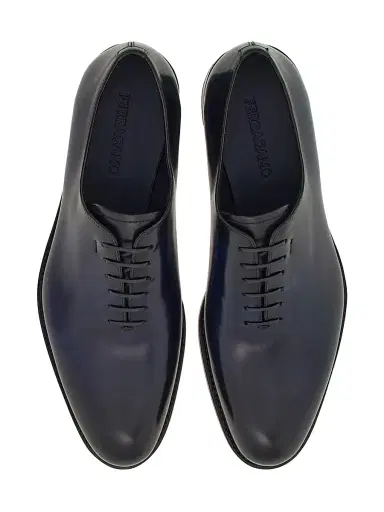 Ferragamo Men's Leather Oxford Shoes | Thumbnail 3 Ferragamo Men's Leather Oxford Shoes | Thumbnail 3