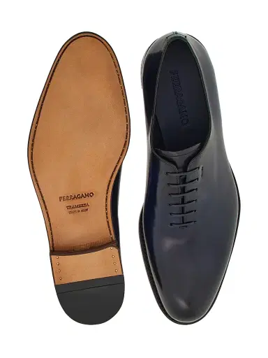 Ferragamo Men's Leather Oxford Shoes | Thumbnail 5 Ferragamo Men's Leather Oxford Shoes | Thumbnail 5