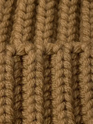 Prada Women's Wool Beanie - Brown | Thumbnail 2