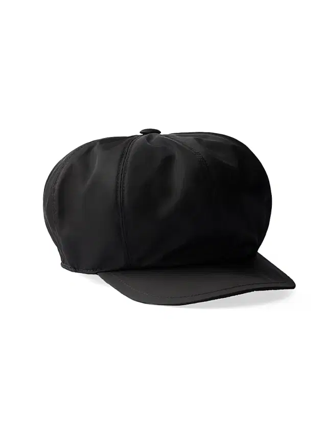 Prada Women's Re-Nylon Newsboy Cap - Black Gold