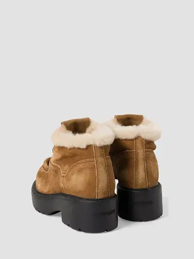 Miu Miu Women's Faded Suede Booties | Thumbnail 2