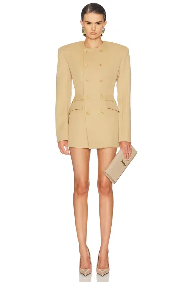 WARDROBE.NYC x Rosie Huntington-Whiteley Sculpted Blazer Dress