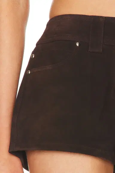 Staud Geo Suede Short | Thumbnail 6 Staud Geo Suede Short | Thumbnail 6