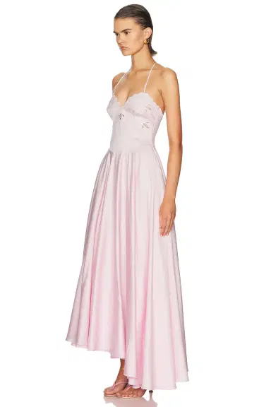 PatBo Tricoline Lotus Maxi Dress | Thumbnail 3 PatBo Tricoline Lotus Maxi Dress | Thumbnail 3