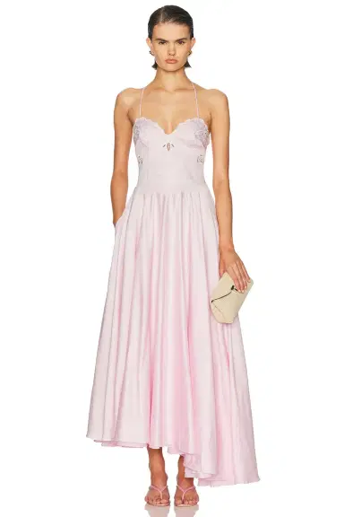 PatBo Tricoline Lotus Maxi Dress | Thumbnail 1 PatBo Tricoline Lotus Maxi Dress | Thumbnail 1