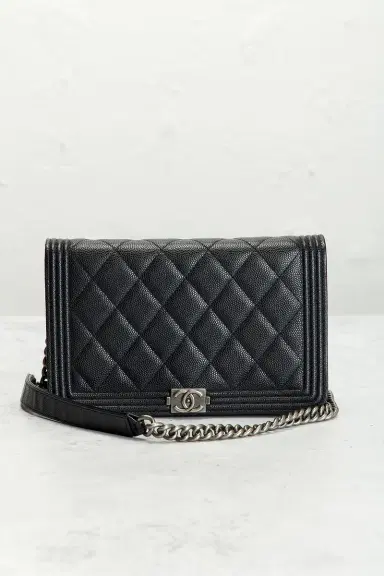 chanel Chanel Caviar Boy Wallet On Chain | Thumbnail 2