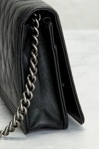 chanel Chanel Caviar Boy Wallet On Chain | Thumbnail 8