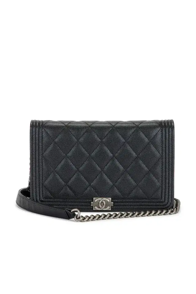 chanel Chanel Caviar Boy Wallet On Chain