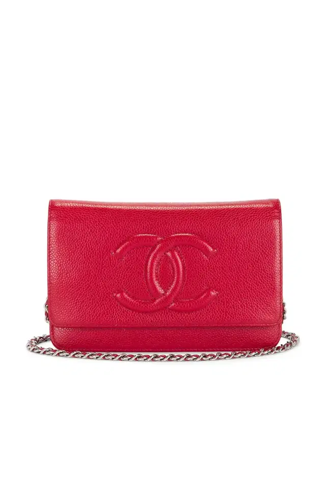 chanel Chanel Calfskin Timeless Wallet On Chain