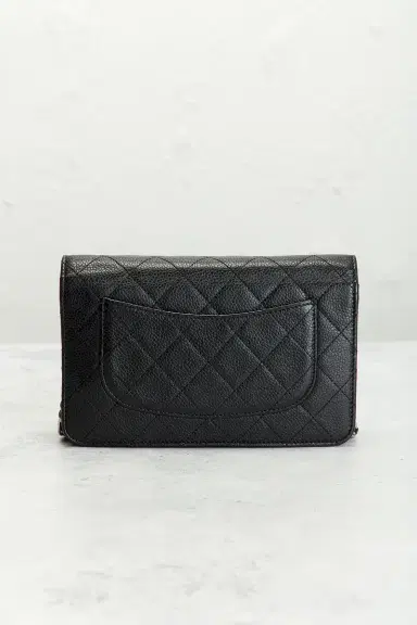 chanel Chanel Caviar Classic Wallet On Chain | Thumbnail 3