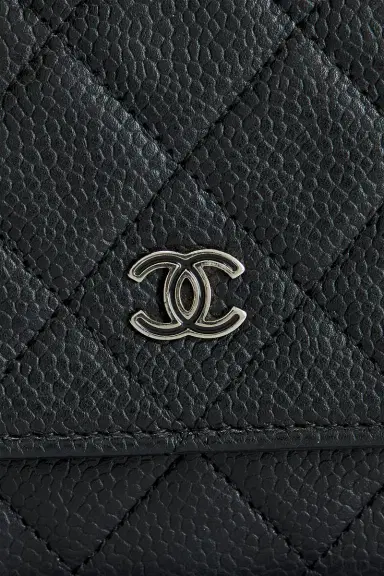 chanel Chanel Caviar Classic Wallet On Chain | Thumbnail 6