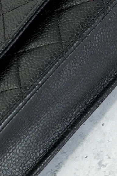 chanel Chanel Caviar Classic Wallet On Chain | Thumbnail 8
