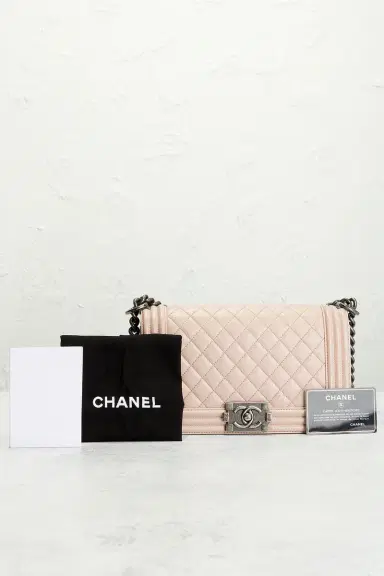 Chanel Chanel Calfskin Medium Boy Bag | Thumbnail 9 Chanel Chanel Calfskin Medium Boy Bag | Thumbnail 9
