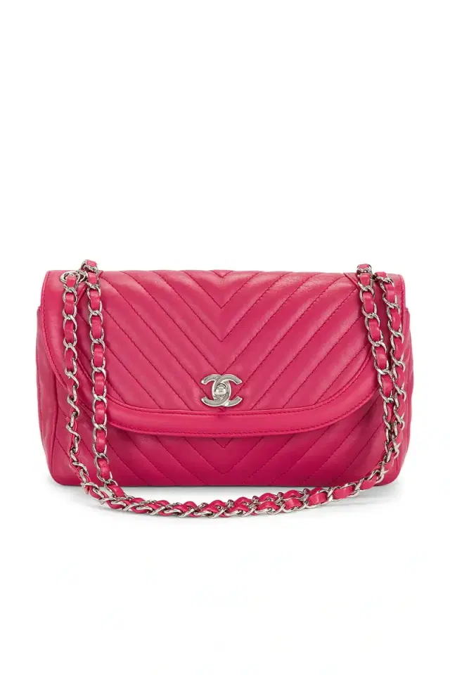 chanel Chanel Calfskin Round Flap Bag