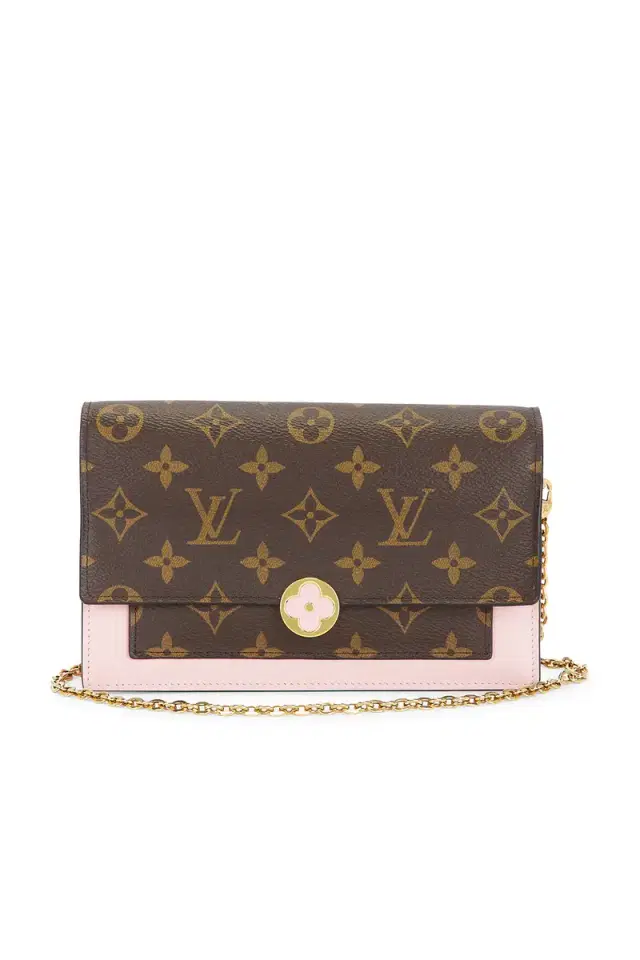 FWRD Renew Louis Vuitton Monogram Flore Wallet On Chain