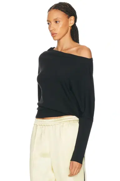 Tom Ford Wool Silk Off The Shoulder Top | Thumbnail 2