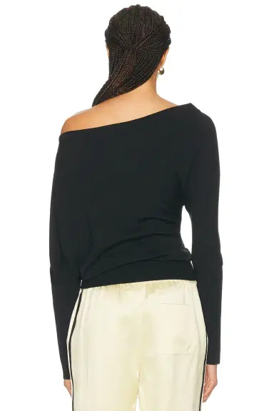 Tom Ford Wool Silk Off The Shoulder Top | Thumbnail 3