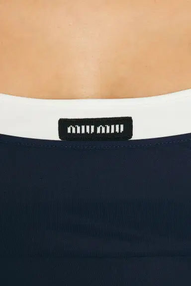 Miu Miu Jersey Stretch Dress | Thumbnail 4 Miu Miu Jersey Stretch Dress | Thumbnail 4