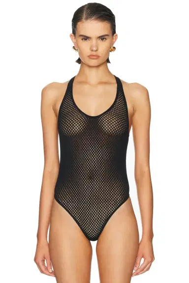 Wardrobe.NYC x Rosie Huntington-Whiteley Web Tank Bodysuit | Thumbnail 2